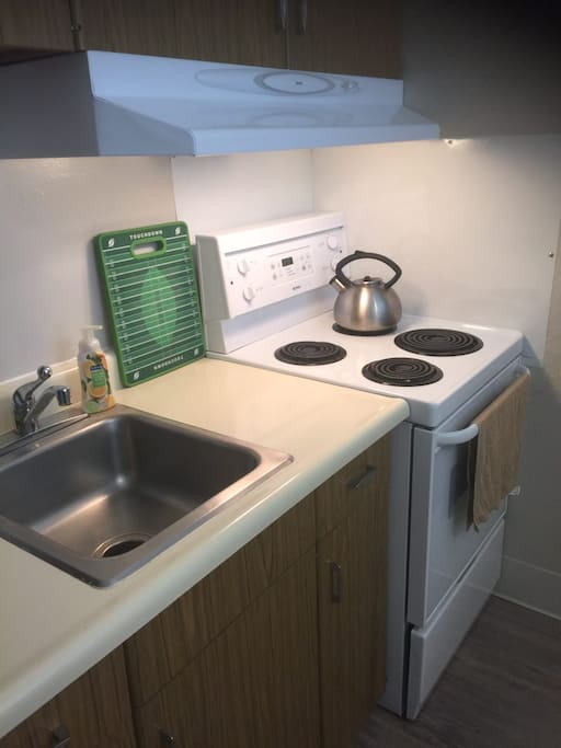 Fully equipped kitchen