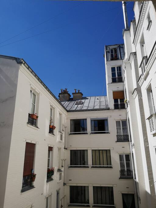 View on the courtyard