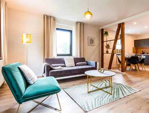 RELAX-Apartment. Sauna & Spacious. Garage. 105 m²