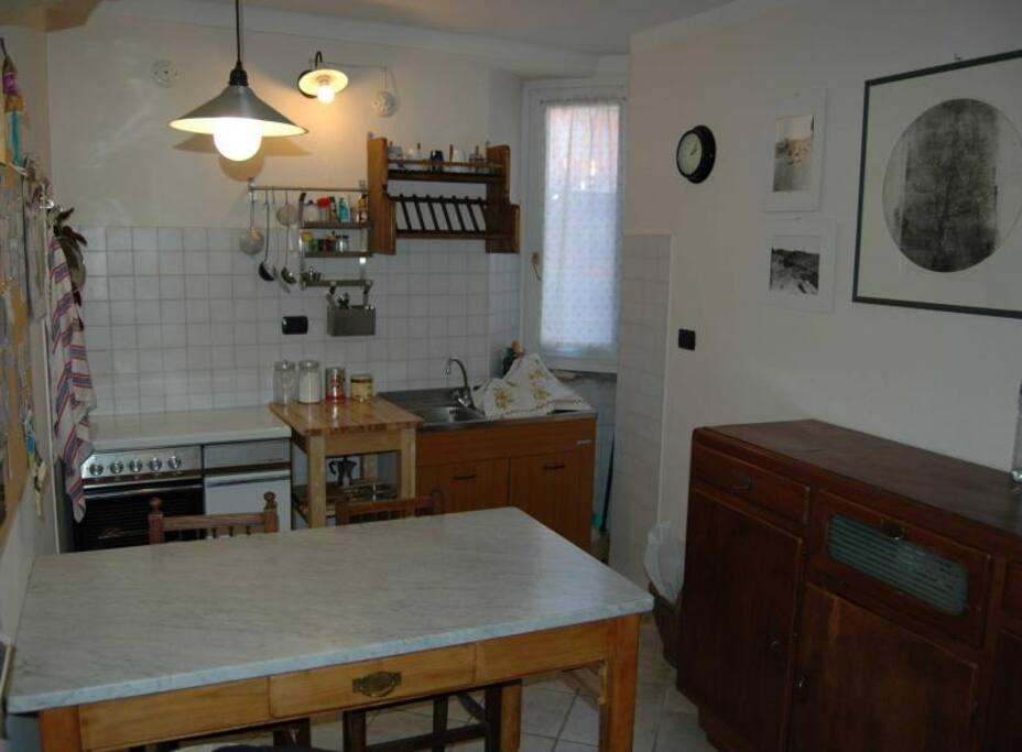 l'ampia cucina