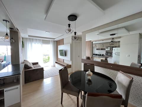 Top performing Airbnb: New, cozy and well-lit apartment! in Santa Cruz Do Sul