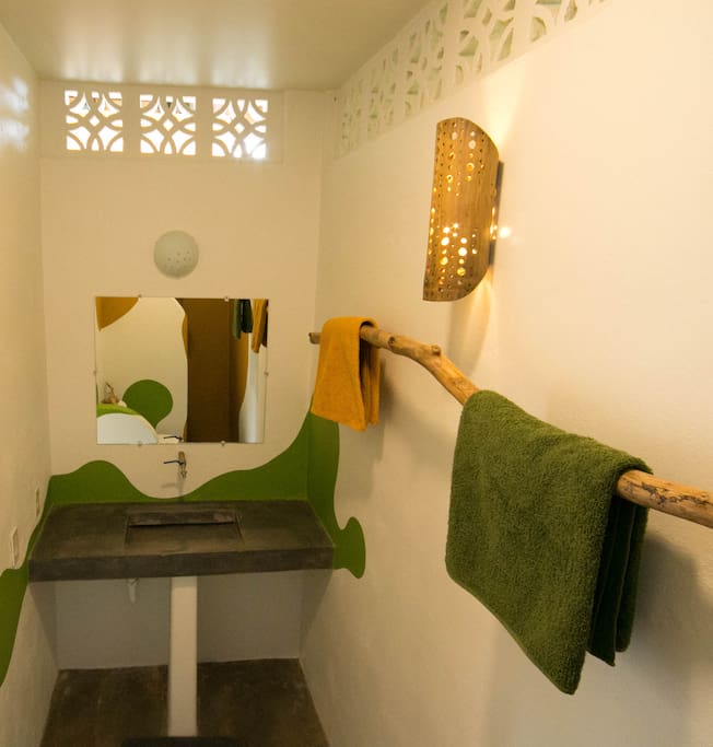 Each of our 4 rooms have a private bath