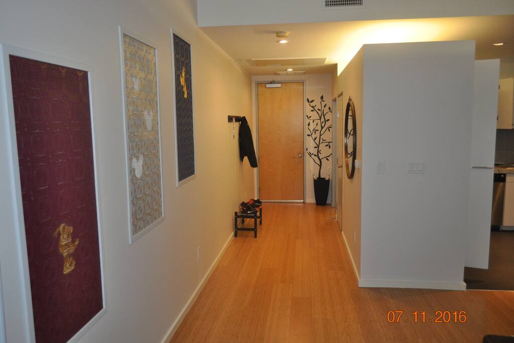 Spacious hallway entrance