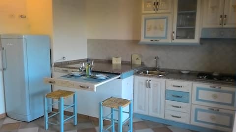 Successful Airbnb property: Terrace overlooking the sea... breathtaking view! in Iglesias