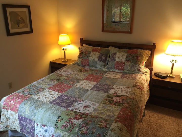 Guest bedroom--
Queen bed