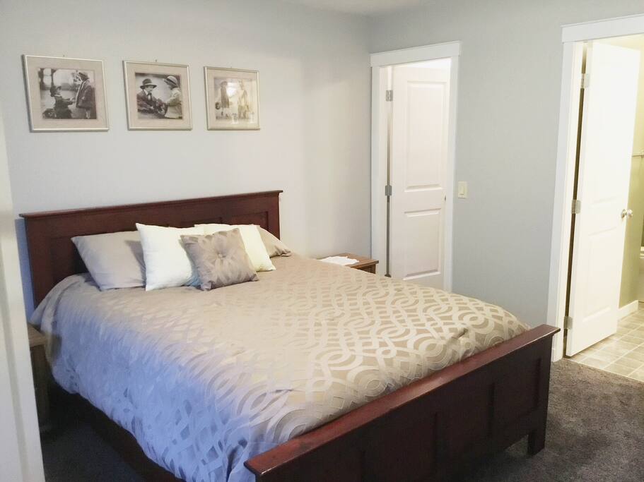 Master bedroom with walk in closet, & ensuite