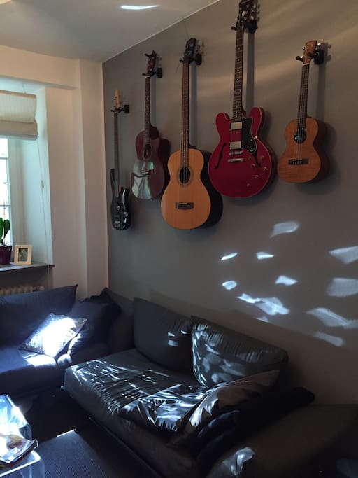 Living room (instruments will be put away, though ;) )