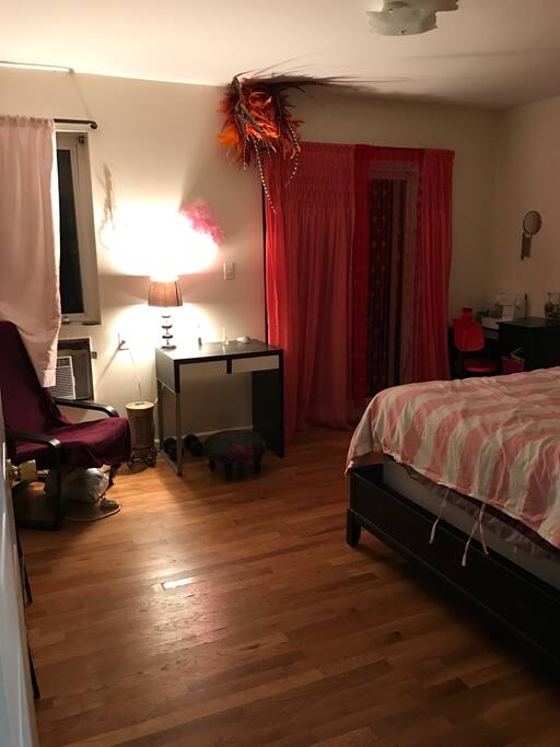 Master bedroom with terrace and easy access to bathroom