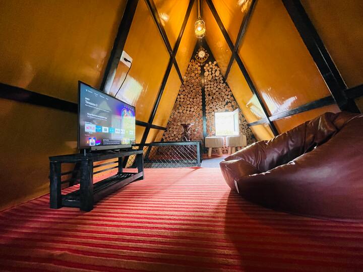 Gadeni's A-frame Cabin - Naukuchiatal - Bhimtal