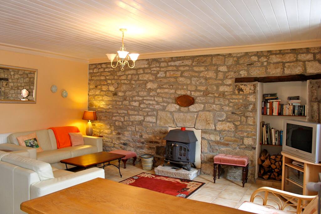 Log burner for cold evenings