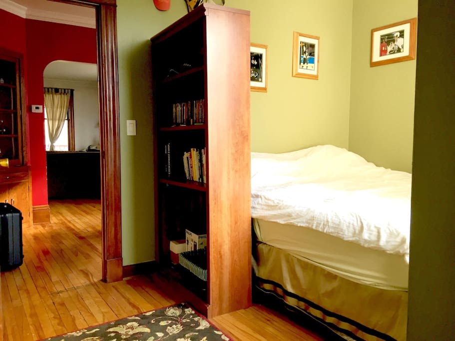 Bedroom. King Bed with keyed lock to bedroom.