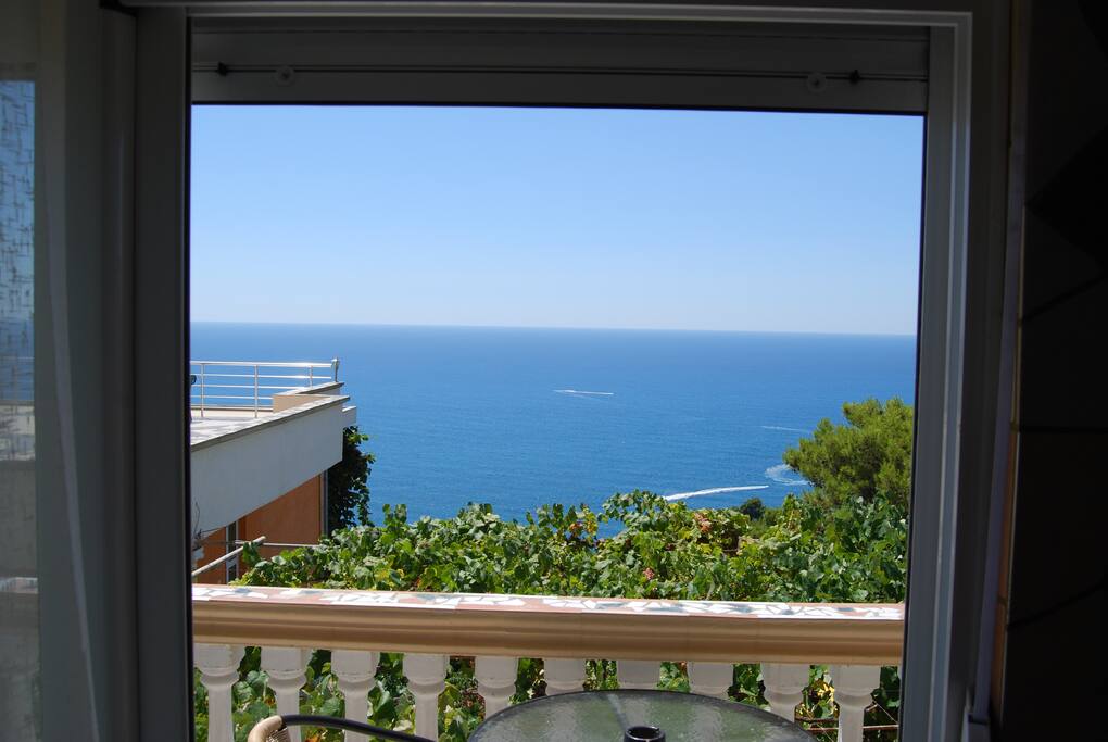 The view from the room.
