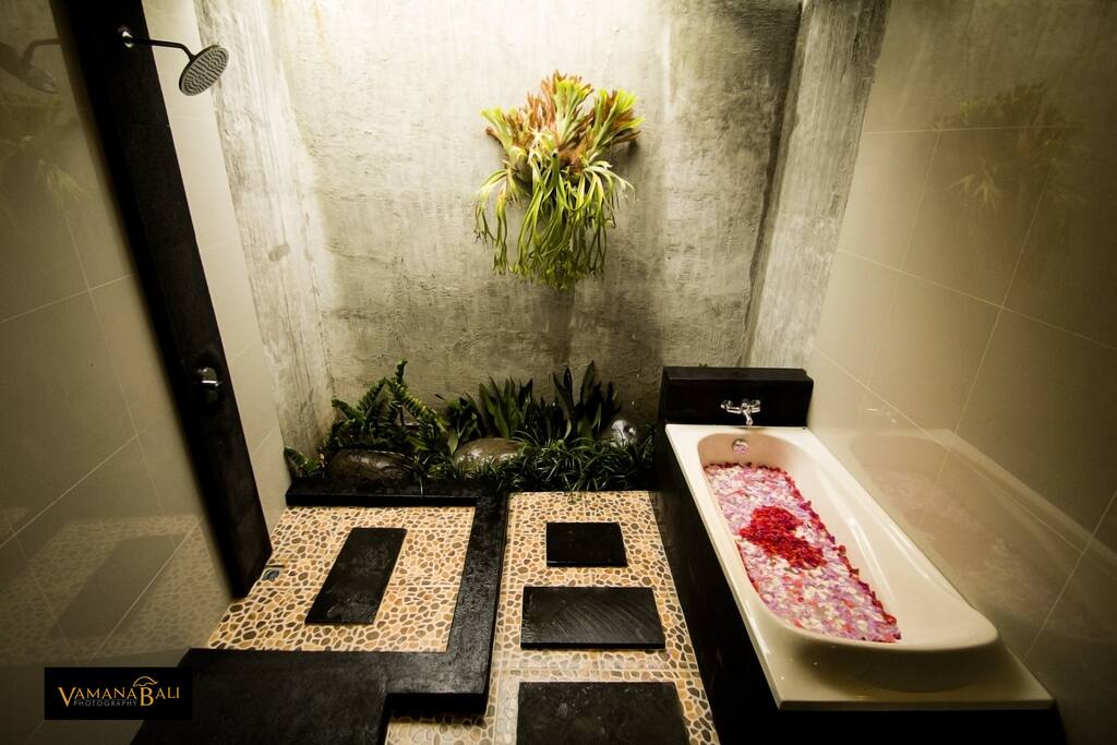 Private semi open Bath Room