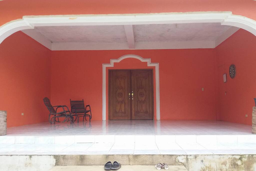 Entrance to the house and common area for guests
