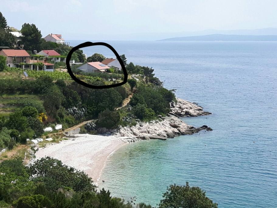 First row from the Sea