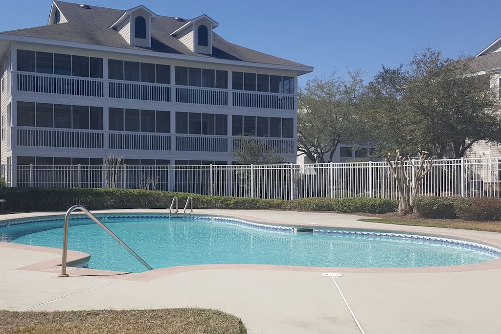 Pool for condo residents.