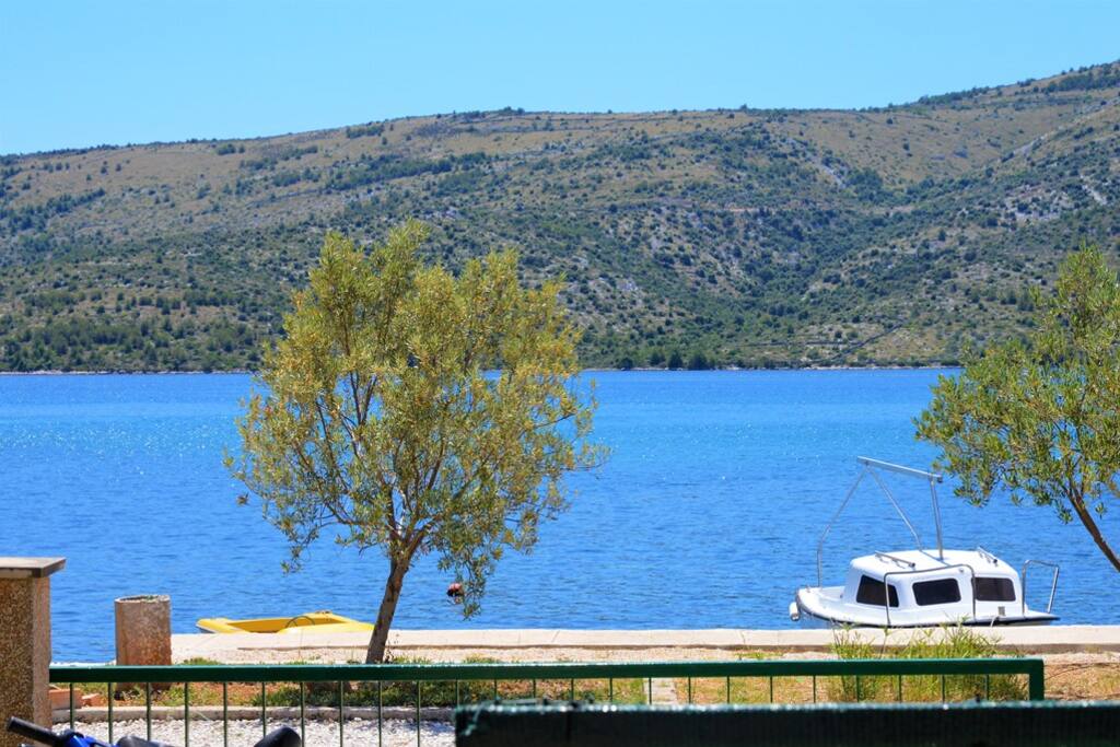 View from terace, berth, parking