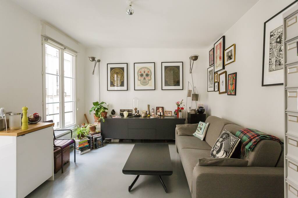 Studio 20m2, modern, quiet and functional.