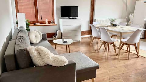 Sunny attic apartment