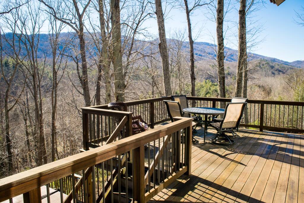 Deck and Mountain Views