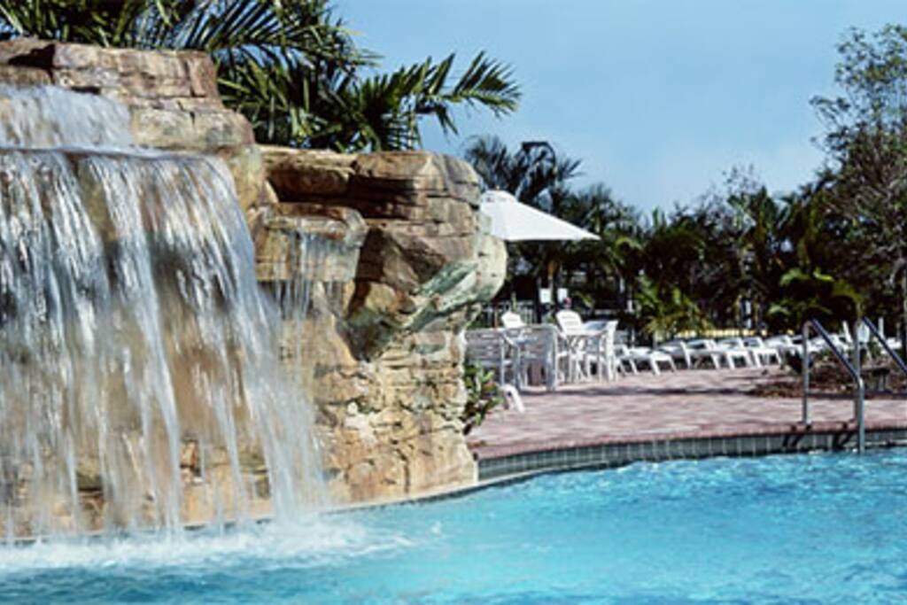 Resort Pool area / Chairs / Tables