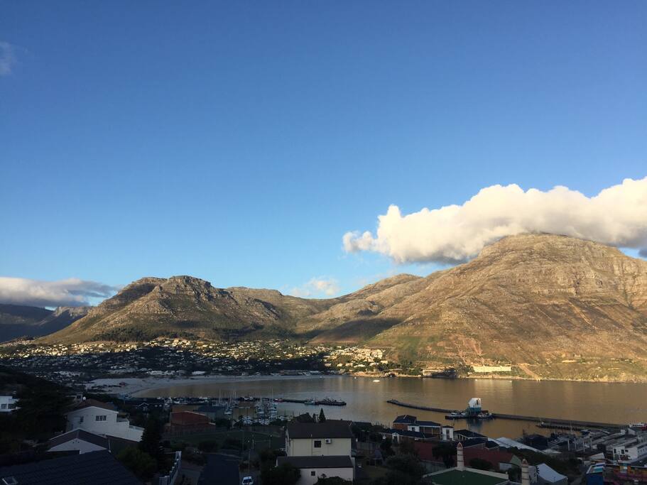 View from the balcony and lounge area