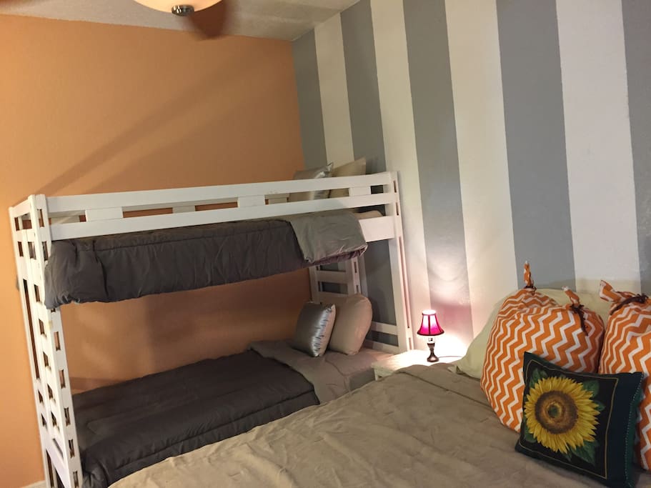 Room has bunk beds
