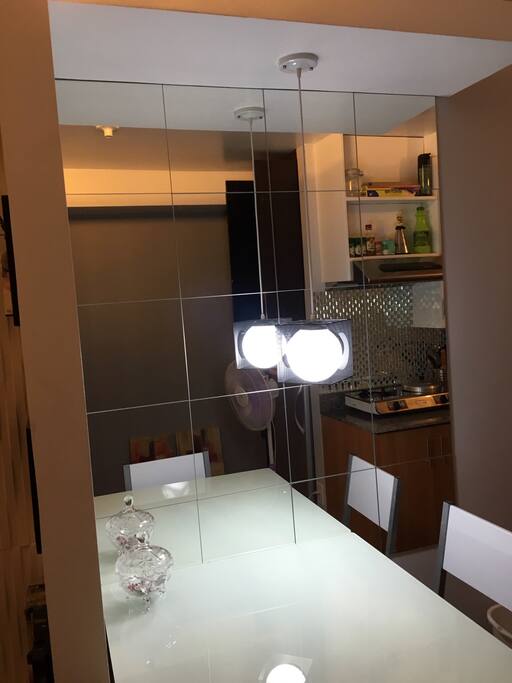 Imported mirror glass. LED light