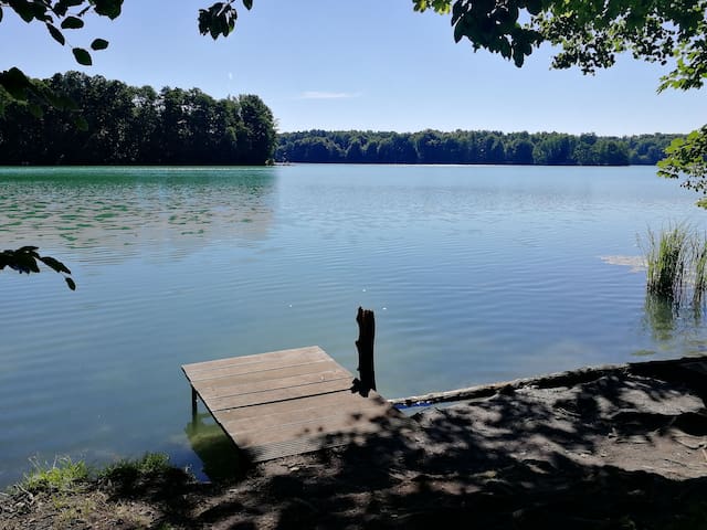 The last house before beautiful Liepnitz-lake