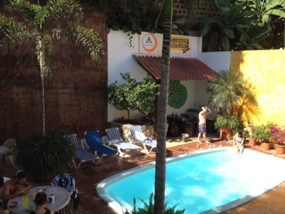 Terraza con Alberca