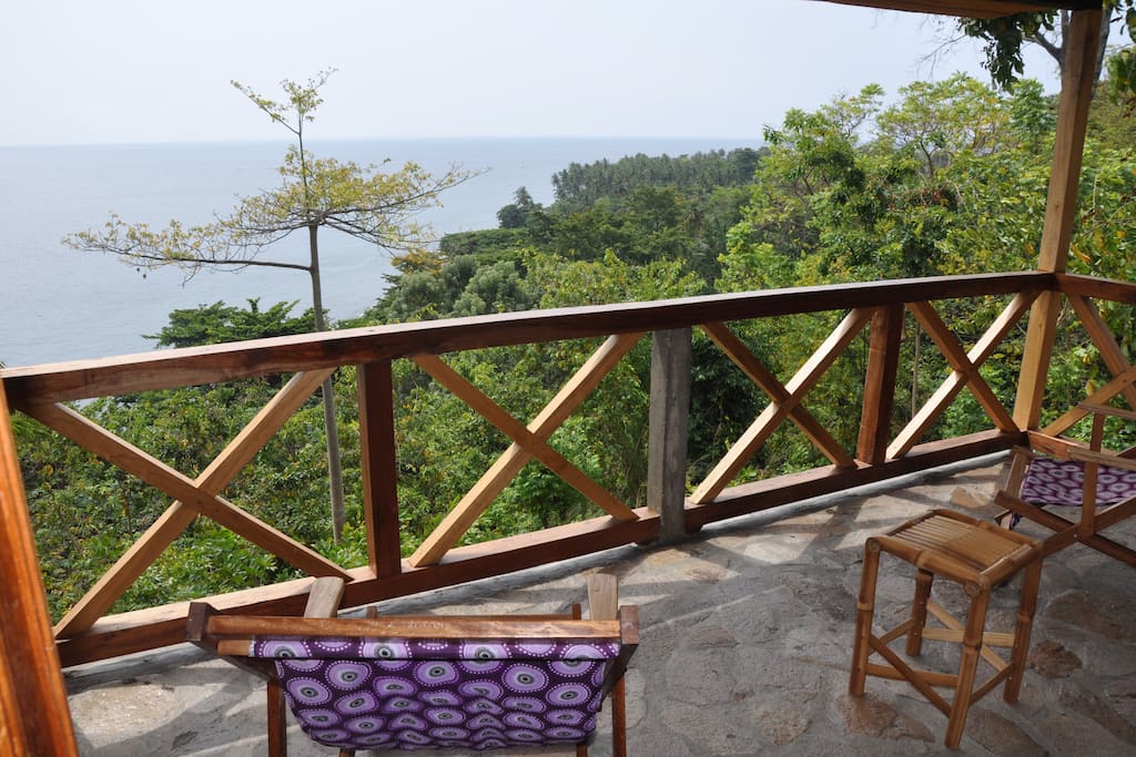 Vista dalla veranda Safu