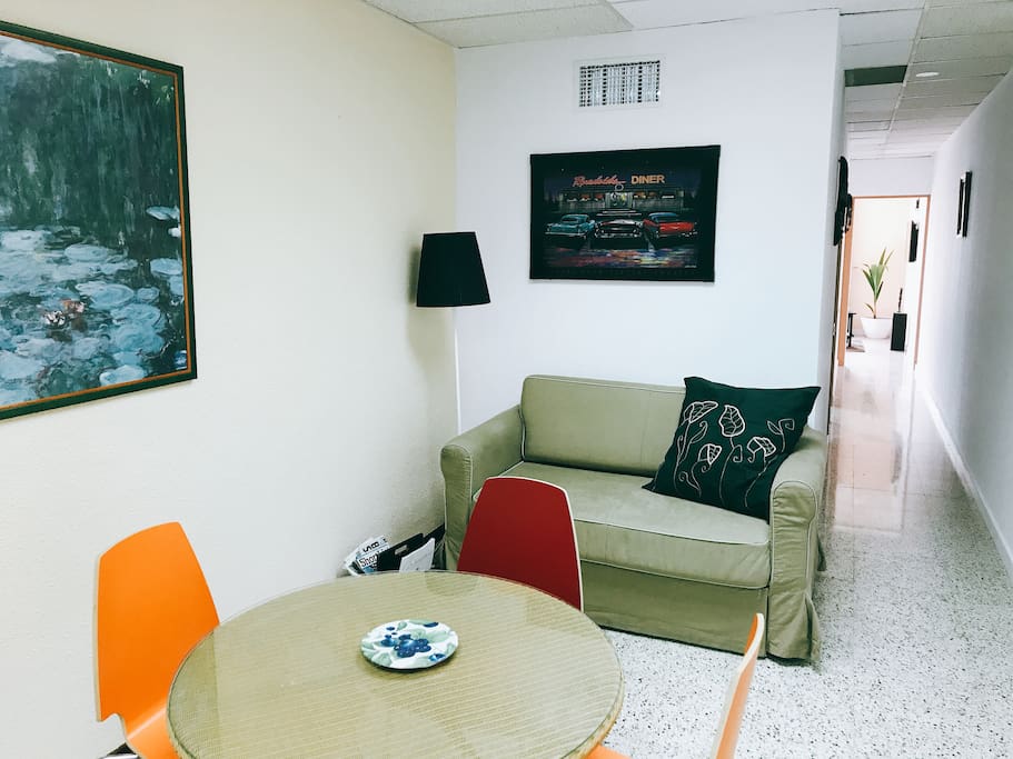 Lounge area