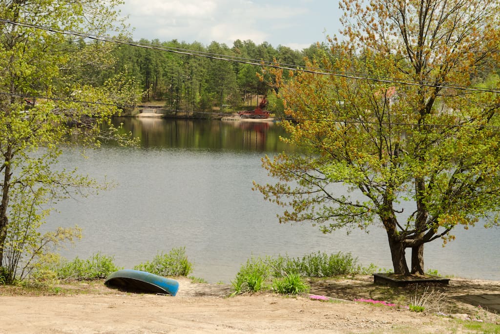 View of Danforth Bay from driveway