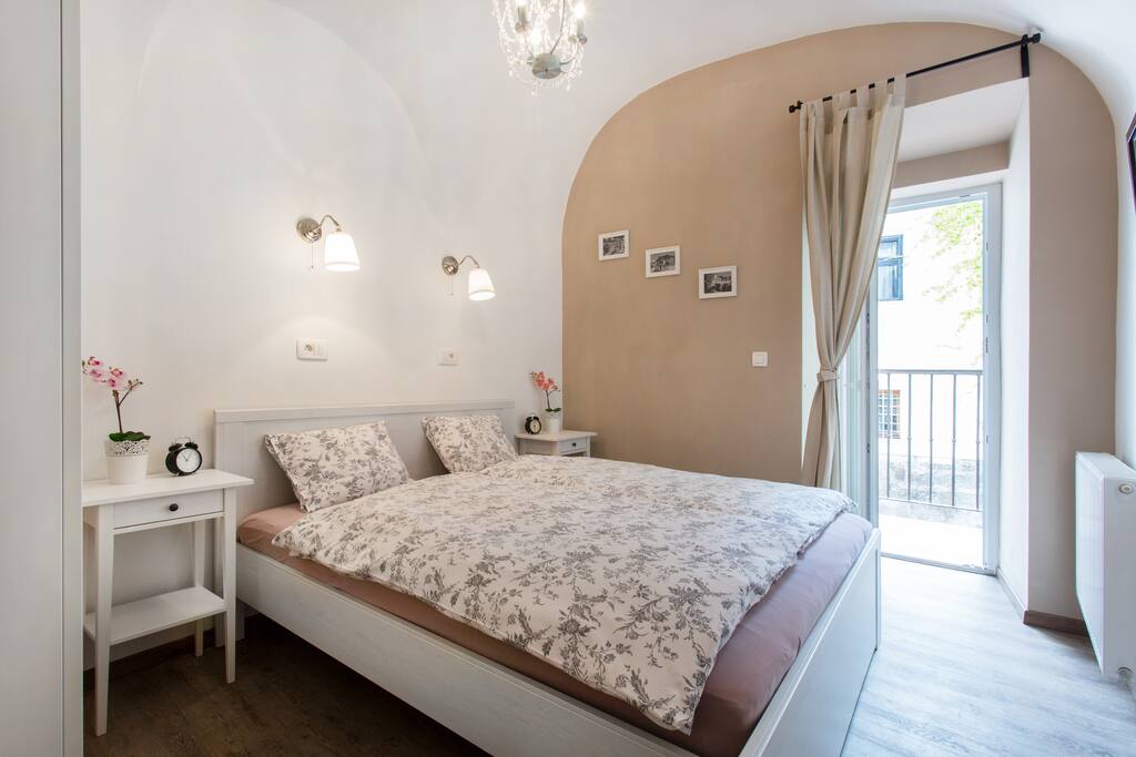 Bedroom nr. 1 with balcony