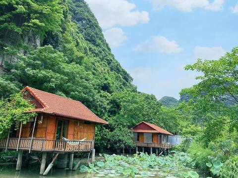 Bungalow have 2 bedroom - Lotus Field Homestay