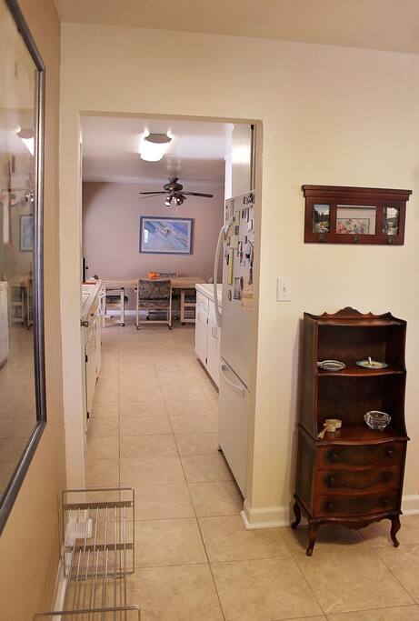 The entryway.