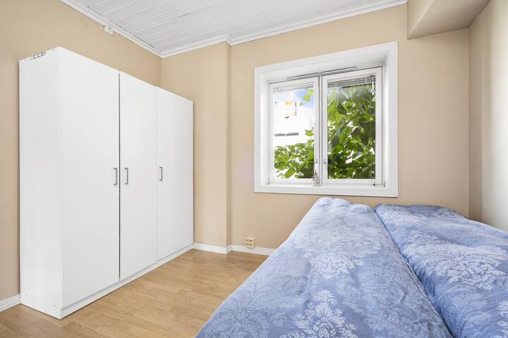 Bedroom with a double bed