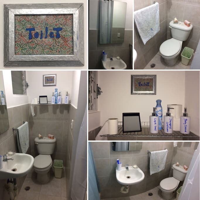 Private bathroom.