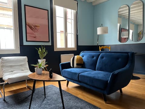 Popular Airbnb listing: Beautiful apartment in the center of Sens! Glass roof. in Sens