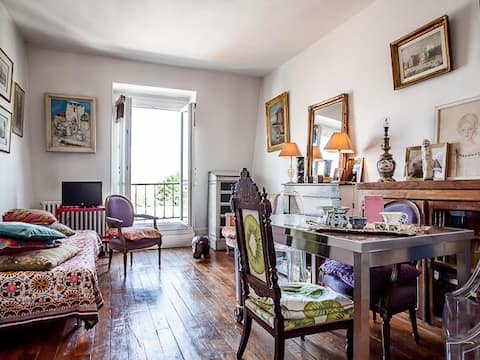 1 bedroom and 1 lounge, Paris center 10 min.
