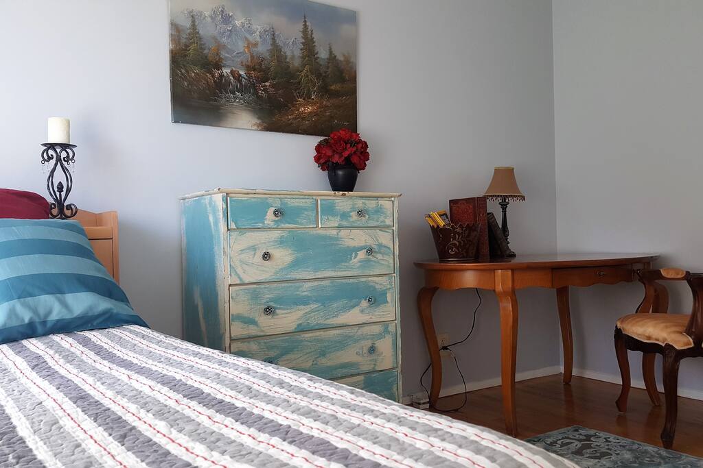 the bedroom