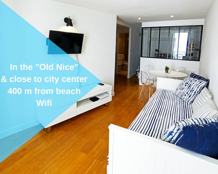 Flat For 4 - Old Town - Close To The Beach 400m - Niza