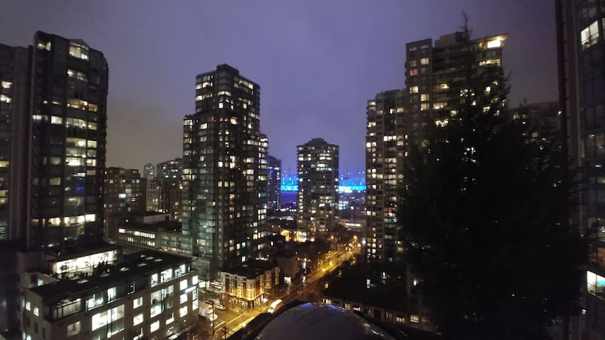 Quiet Small Bedroom/balcony w/brand new bed