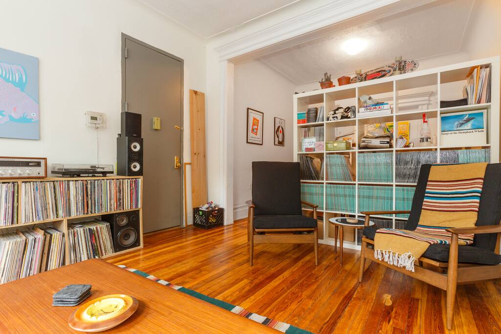 This is the living room. Have your friends over if you like.
