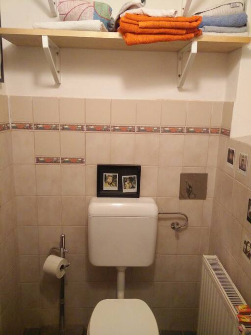 surprisingly there is a toilet (and a shower and a couch and a couchtable)