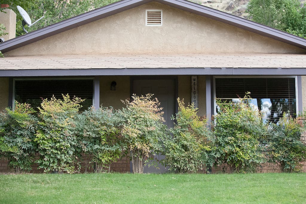 Front of the house.