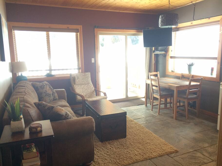 Open Concept living dining and kitchen space