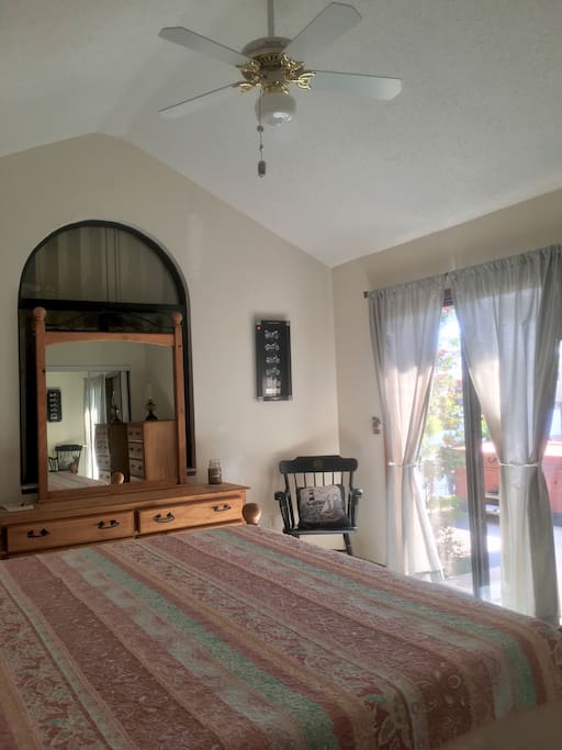 Enjoy the view from the comfort of your bed.