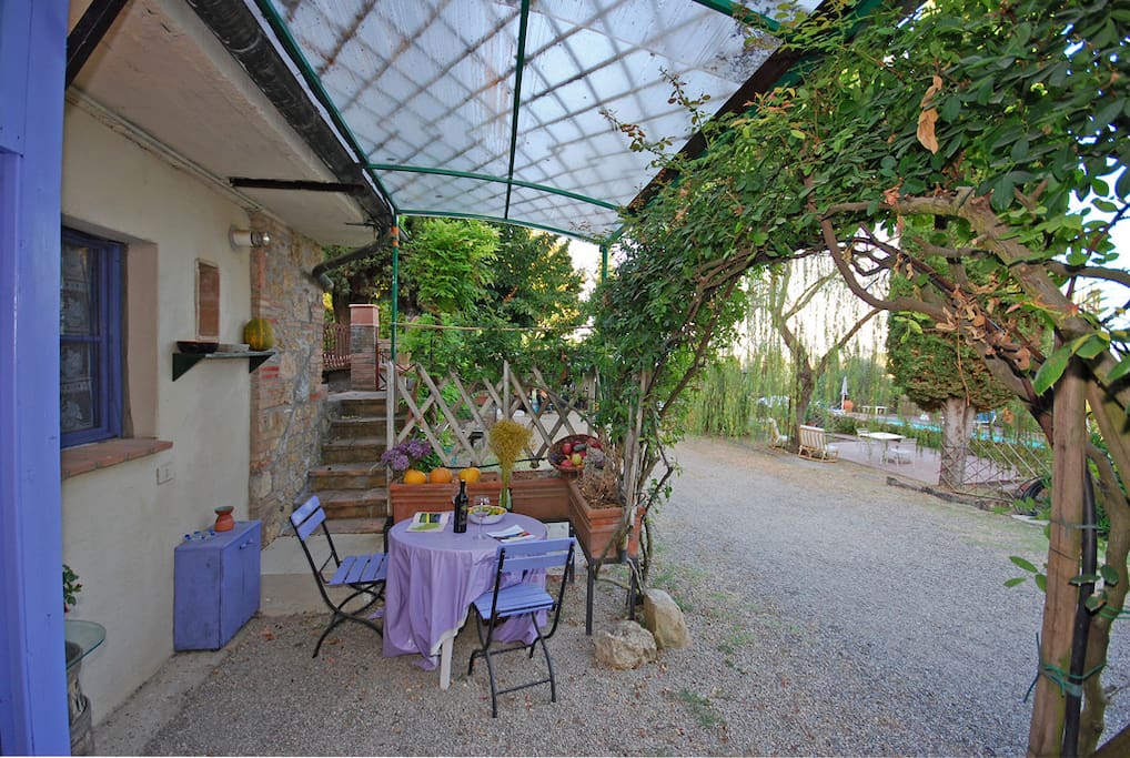 Private patio