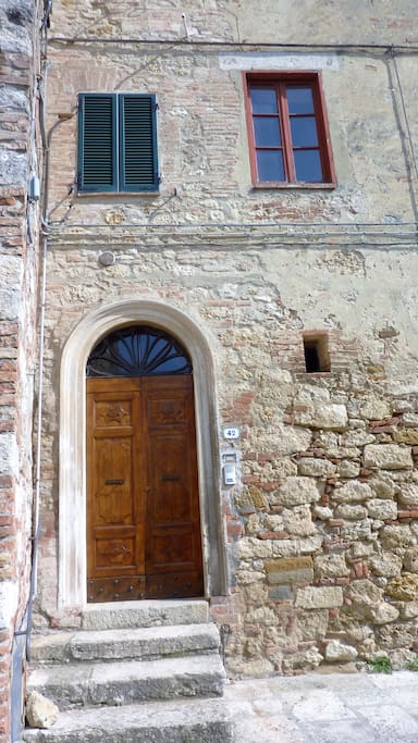 Main entrance of the house